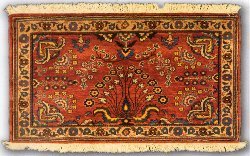 玄関マット（赤い絨毯）